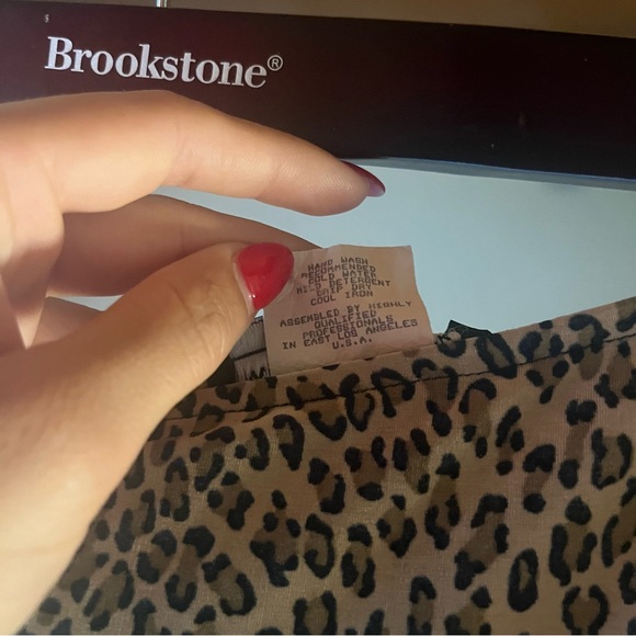 Vintage Mark Wong Nark Cheetah Print, High Slit, Maxi Skirt - Picture 7 of 13